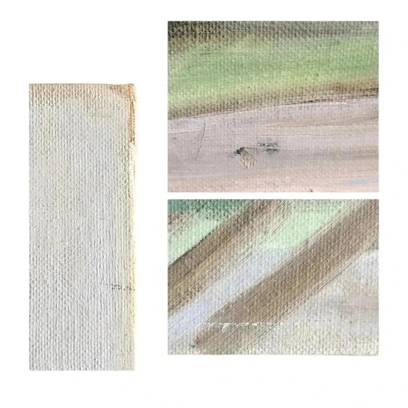 Vintage Mid-Century Painting Fall Autumn Landscape Barn Tree Signed 20x16 in - Picture 12 of 14